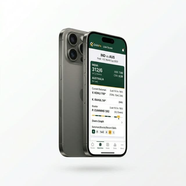 CrickPe app mockup